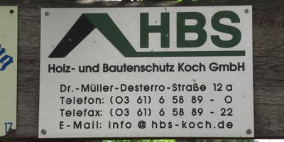 Holz- und Bautenschutz Koch GmbH in Erfurt Windischholzhausen