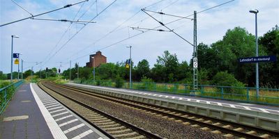 Bahnhof Lehndorf (Kr. Altenburg) in Nobitz Saara