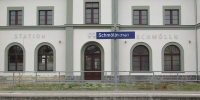 Bahnhof Schmölln in Schmölln in Thüringen