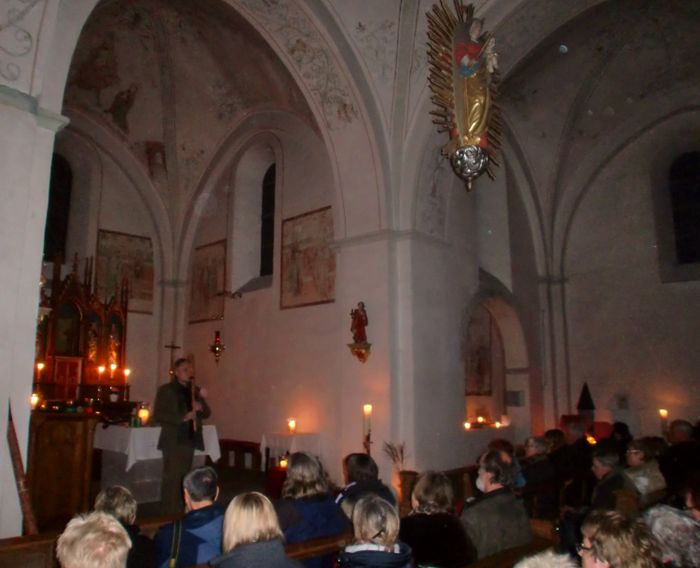 Naturklang- Konzert mit Günter Müller in St. Vitus, Geseke- Mönninghausen