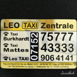 Leo Taxi in Ramtel Gemeinde Leonberg in Württemberg