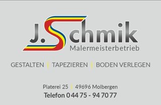 Bild 1 J. Schmik Malermeisterbetrieb in Molbergen