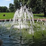 Großer Springbrunnen Bürgerpark Pankow in Berlin