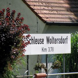 Im schönen Woltersdorf, die Schleuse.