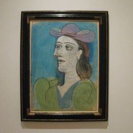 Frau mit Hut, 1938, Pablo Picasso.