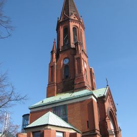 Kirchturm, Westseite.