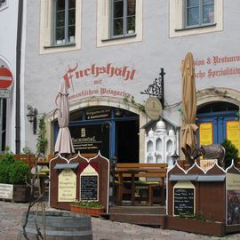 Der Inder am Aufstieg zur Albrechtsburg, Schlossstufen, Rote Stufen, 2018.