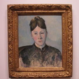 Madame Cezanne. 1885. Paul Cezanne.