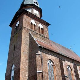 Kirche St. Marien in Waren/Müritz im Juli 2019.