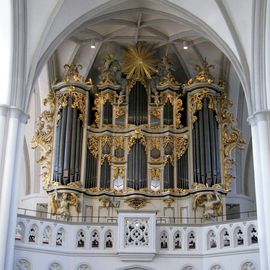 Die sehenswerte Orgel.