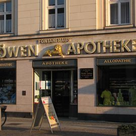 Die Löwen-Apotheke in Neuruppin.