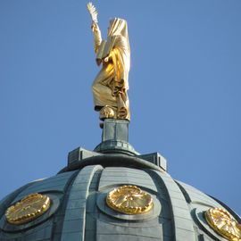 Die Domkuppel mit der goldenen Figur da oben drauf!!! :) Blick von Norden aus.