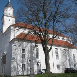 Christuskirche Bischofswerda im April 2018.