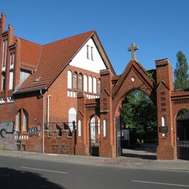 Der Eingang an der Humboldtstraße dort.