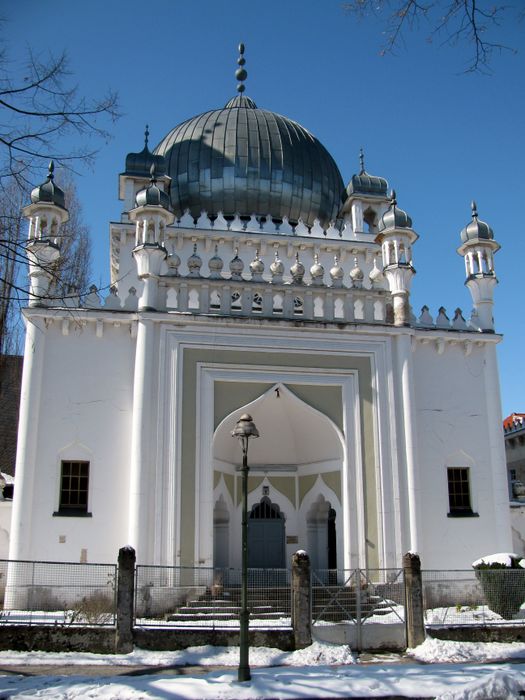 Die Ahmadiyya-Moschee in Berlin-Wilmersdorf.