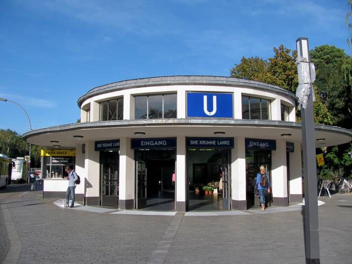 U-Bahnhof Krumme Lanke im September 2019.:)