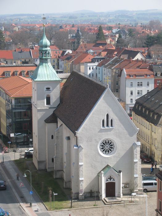 Liebfrauenkirche vom Reichenturm aus gesehen.