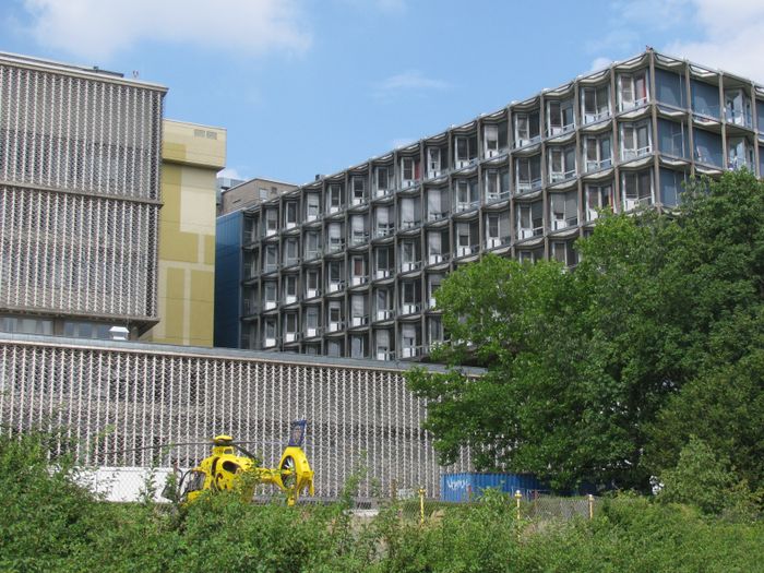 Das Klinikum mit dem Rettungshubschrauber dort!!! :) 