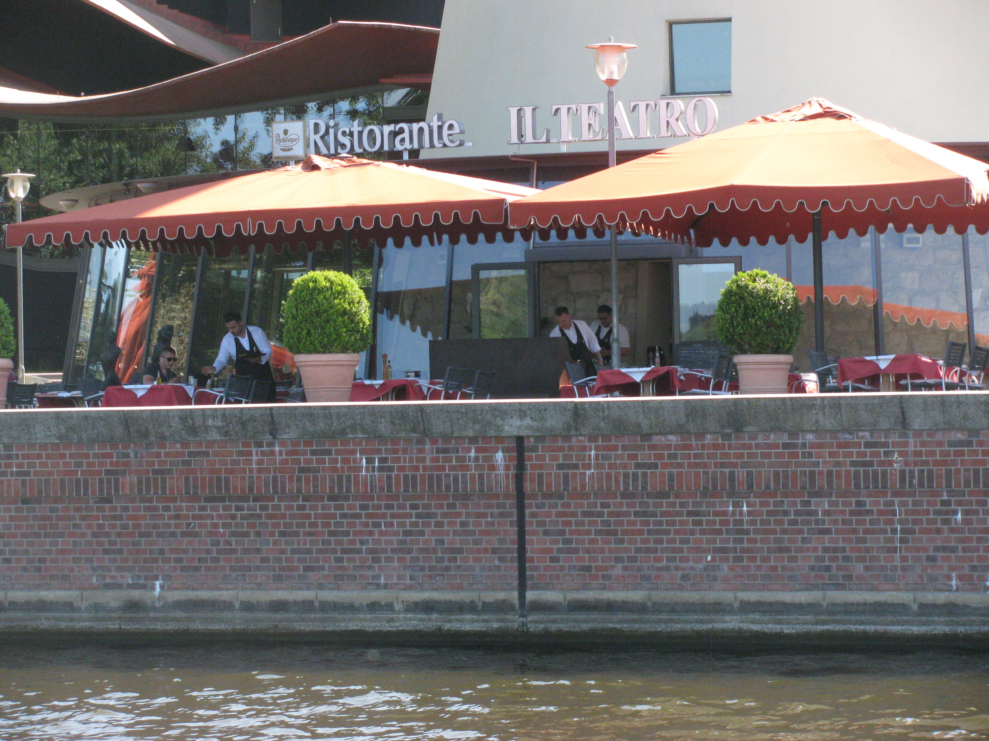 Das Restaurant am Tiefen See da. 2018. Potsdam.