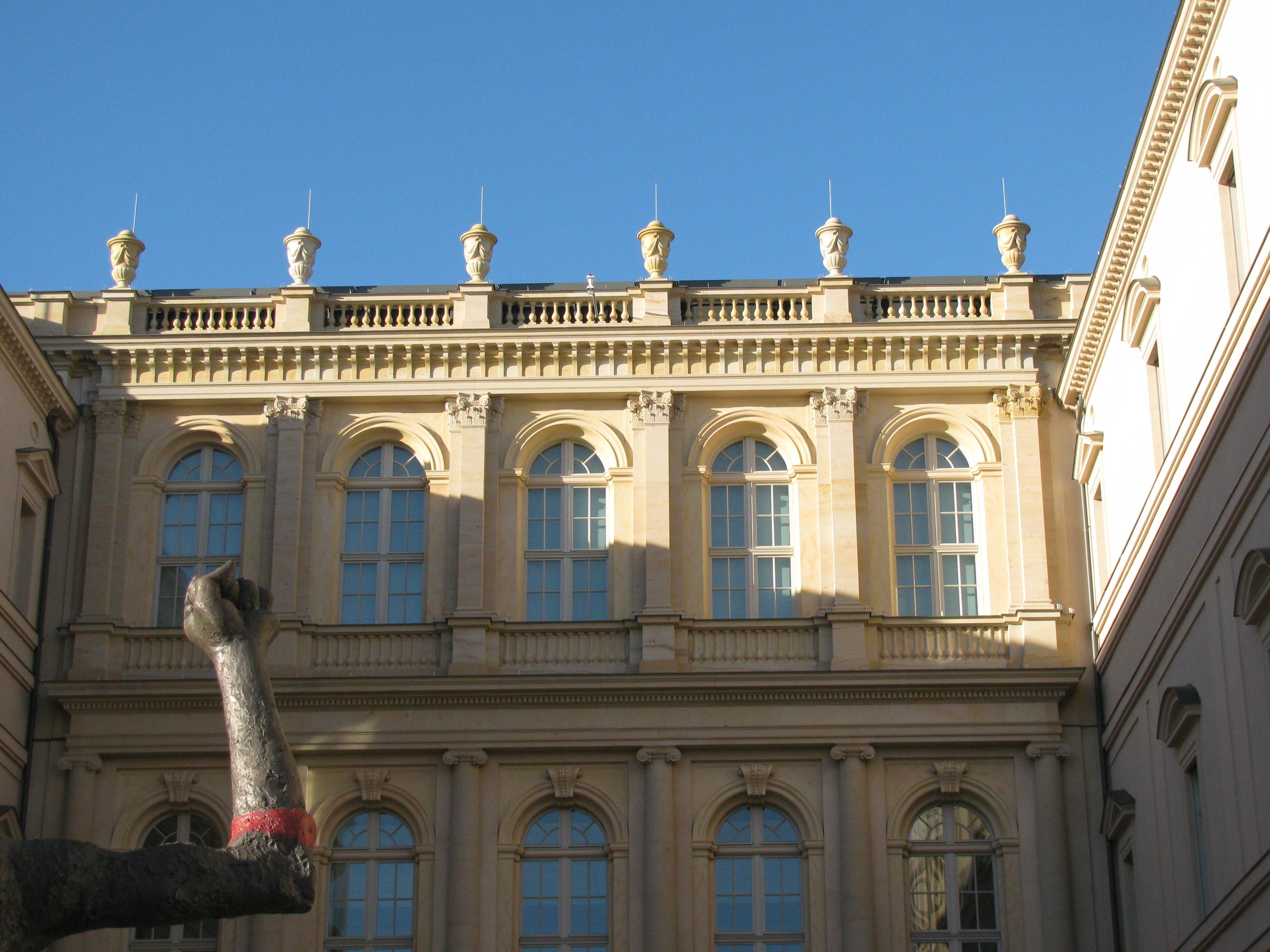 Museum Barberini im Innenhof. Ende November 2016 bei den "Open Days".