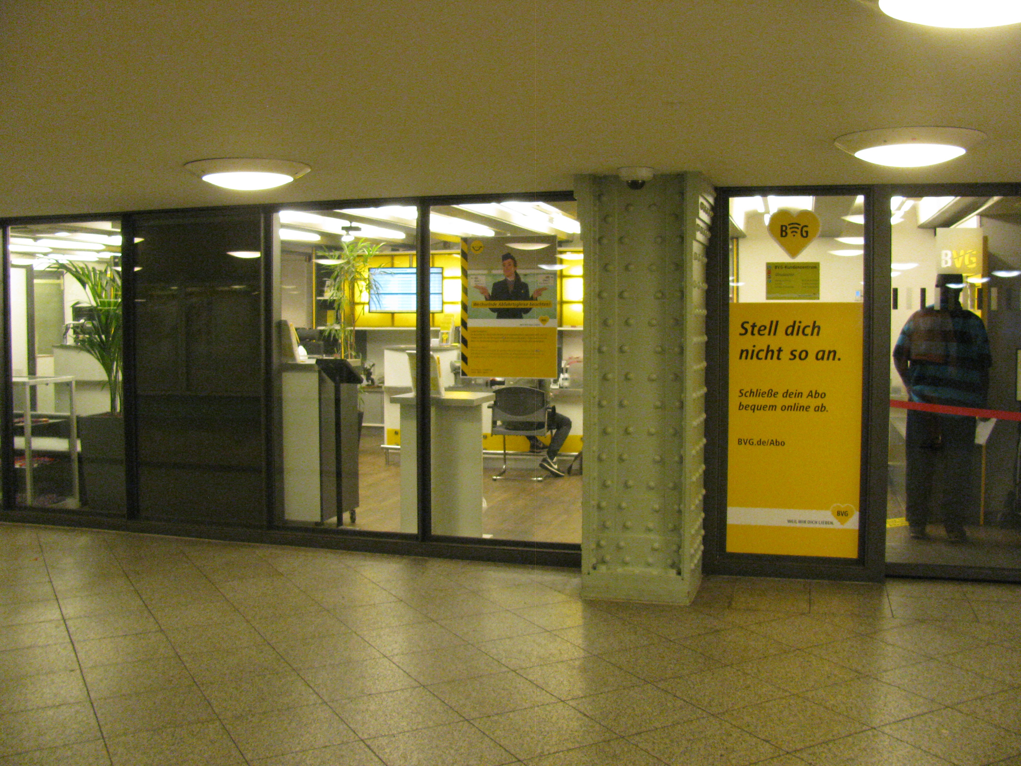 BVG-Verkaufsstelle.