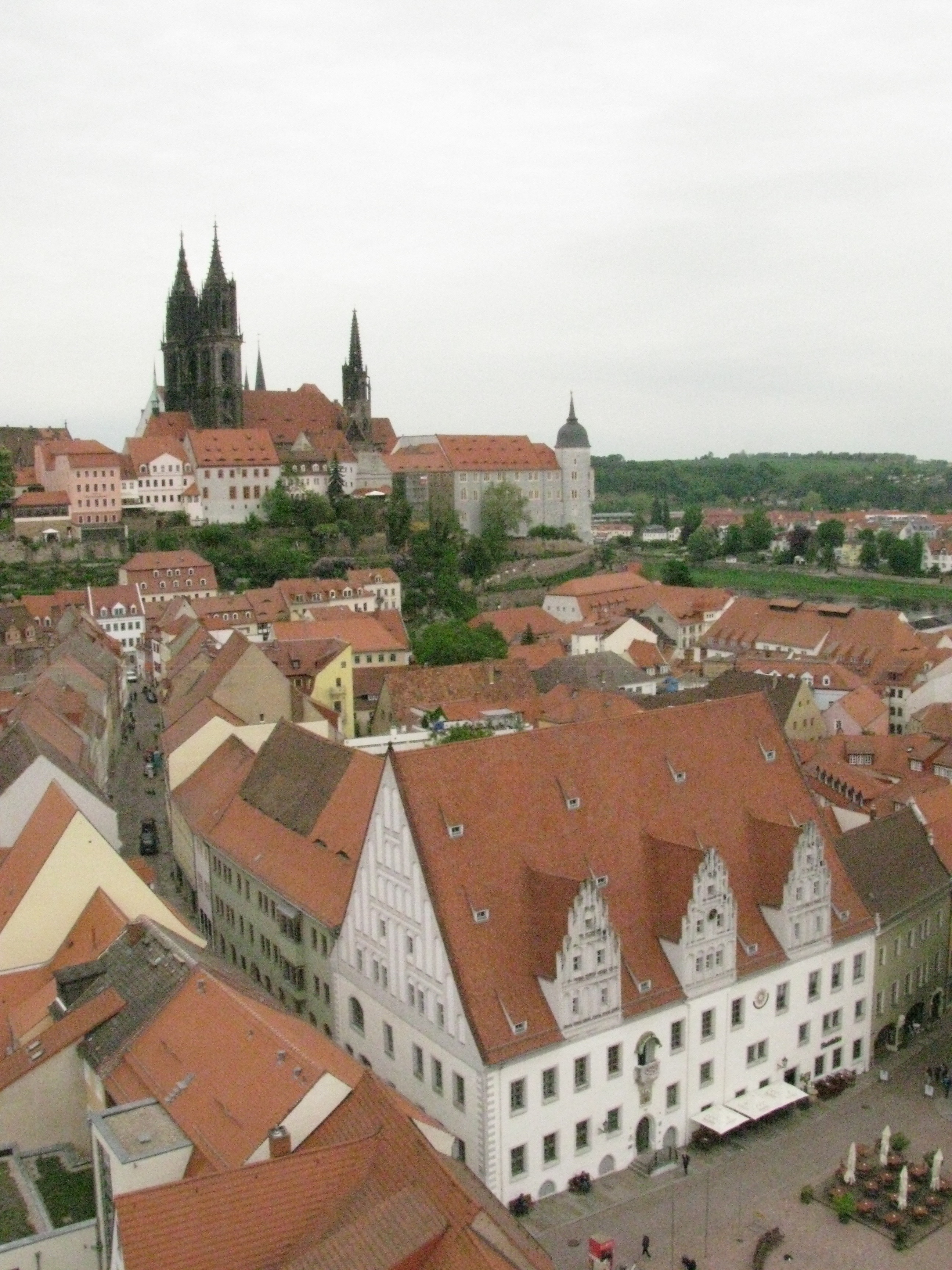 Aussicht auf Rathaus, Dom und Albrechtsburg von dort.:)