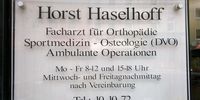 Nutzerfoto 3 Haselhoff Horst Arzt für Orthopädie und Sportmedizin