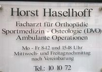 Bild zu Haselhoff Horst Arzt für Orthopädie und Sportmedizin