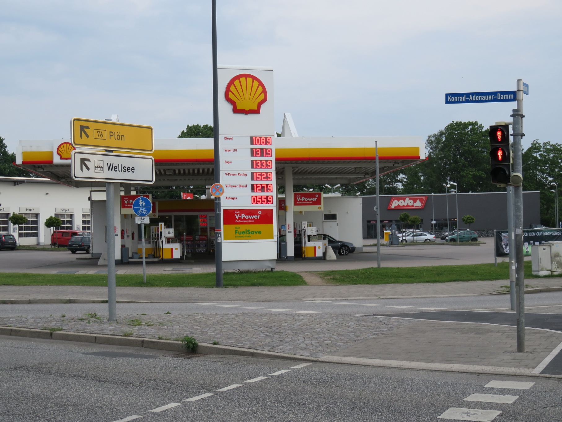Shell Tankstelle in Kiel-Gaarden