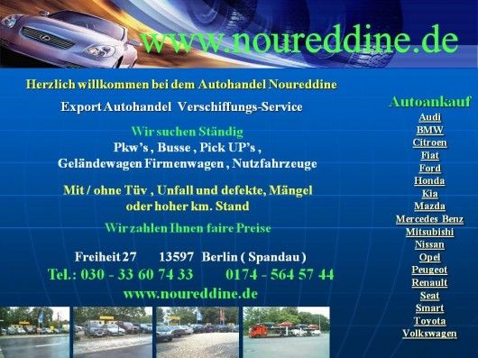 Autoankauf Berlin-Umland Autohandel Noureddine