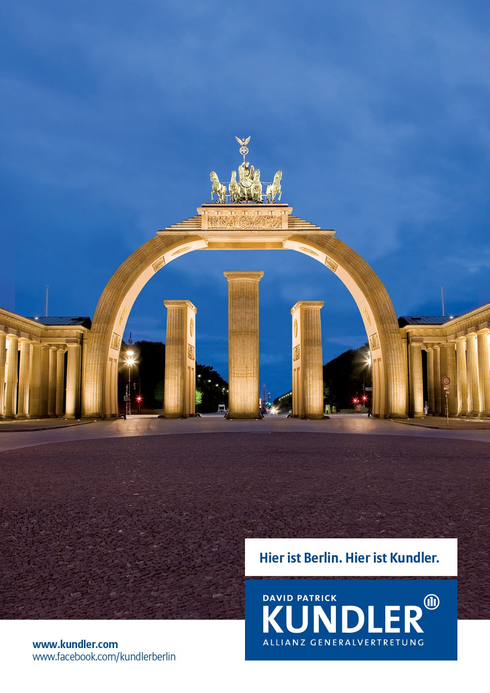 Allianz Versicherungsagentur Berlin David Patrick Kundler Generalvertretung 
Brandenburger Tor