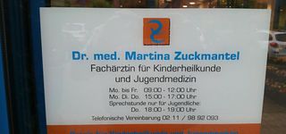 Bild zu Zuckmantel Martina Dr. Fachärztin für Kinderheilkunde und Jugendmedizin