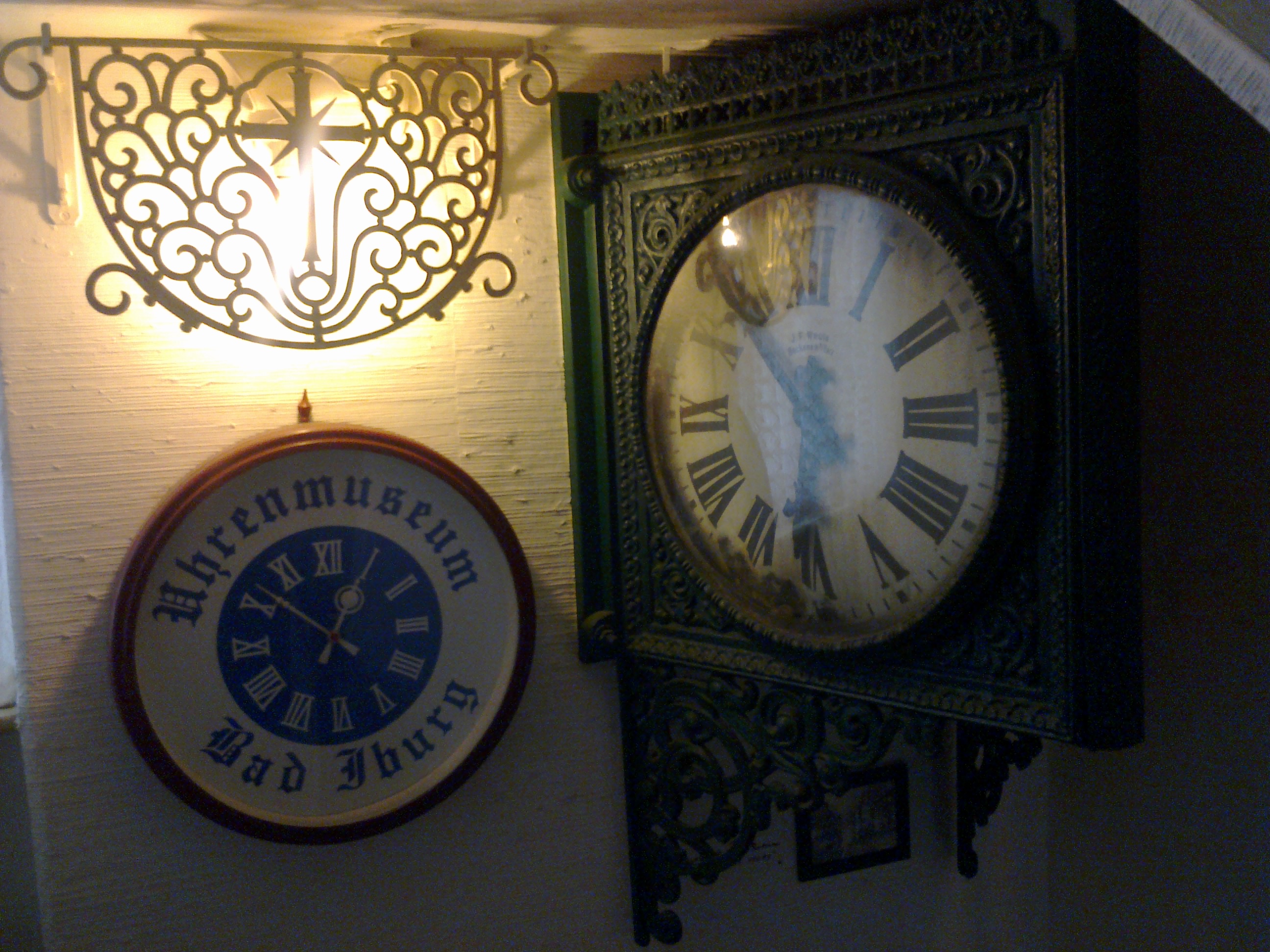 Uhrenmuseum Bad Iburg, über 800 Uhren können bestaunt werden.