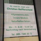 Reifferscheid Christian Dr.med. Dr.med.univ. Facharzt für Allgemeinmedizin in München