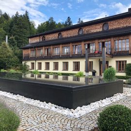 Innenhof des Hotels Schloss Elmau Hideaway