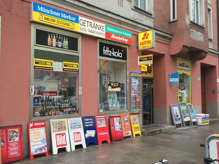 Getränke, Tabak, Lotto, Zeitschriften, Hermes ...