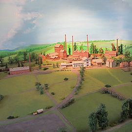 Eisenbahnmuseum Bochum - Modell zur Kohleförderung im Ruhrgebiet