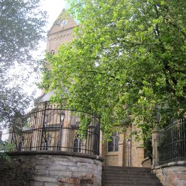 Die Propstei Kirche in Wattenscheid mit Kirchenburg