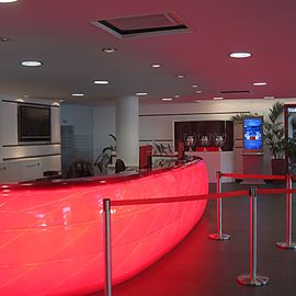 In der Geschäftsstelle des FC Bayern München 