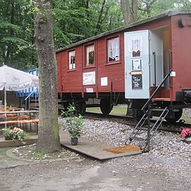 Fritzchen ... Unser Gleiscafe mit Biergarten