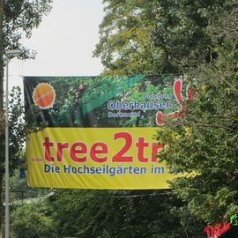 Tree2tree Eingang zum Hochseilgarten
