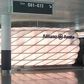 selbst ne Allianz Arena gibt es in Terminal 2