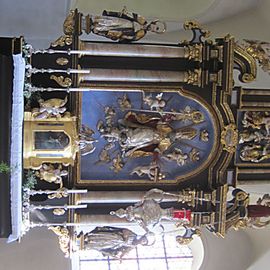 Altar der alten Kirche St. Nikolaus
