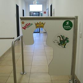Maxi Autohof -Eingang zu den Toiletten, f&uuml;r Kinder kostenlos