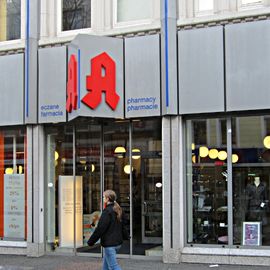 Die Blaue Apotheke in der Herner Innenstadt 