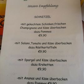 Schnitzel mit Spargel für den Göttergatten