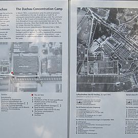 KZ-Gedenkstätte Dachau: Lageplan