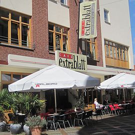 Cafe Extrablatt in der Innenstadt