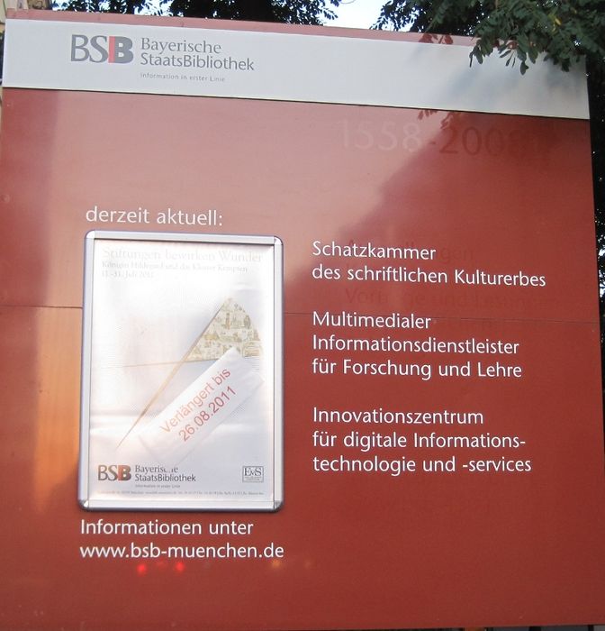 Nutzerbilder Bayerische Staatsbibliothek