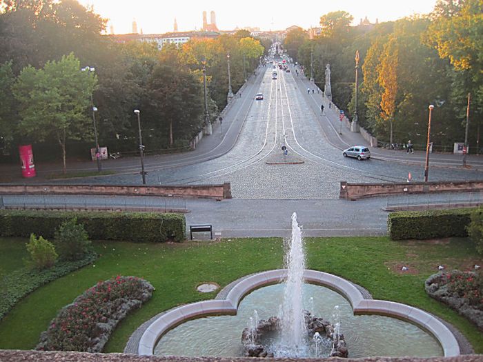 Bayerischer Landtag - Ausblick vom Portal - einfach fantastisch